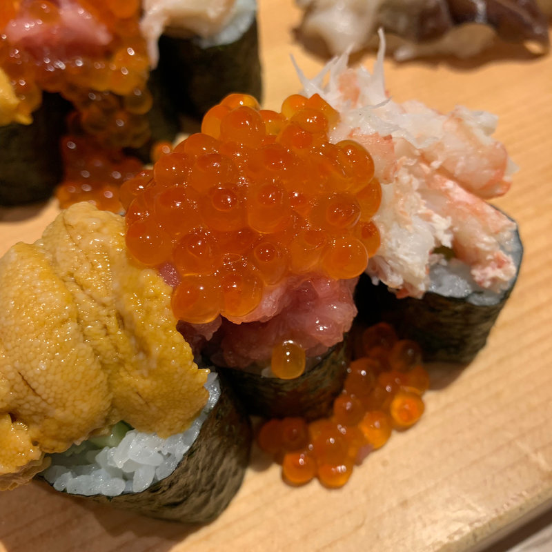 海鮮「のっけ」寿司(築地竹若 池袋店 （つきじたけわか）)