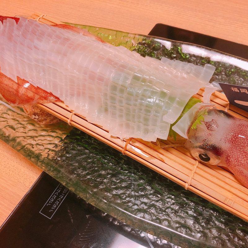 イカ活き造り(鷹勝別亭 （【旧店名】 なべや 鷹翔）)