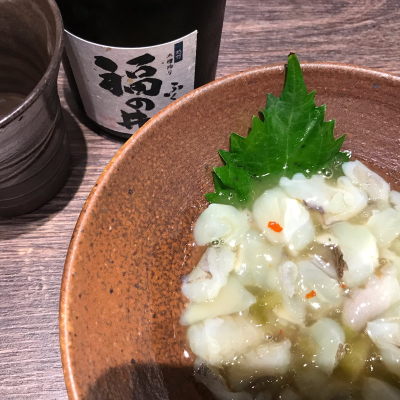 たこわさ(あみだそば 福の井 )