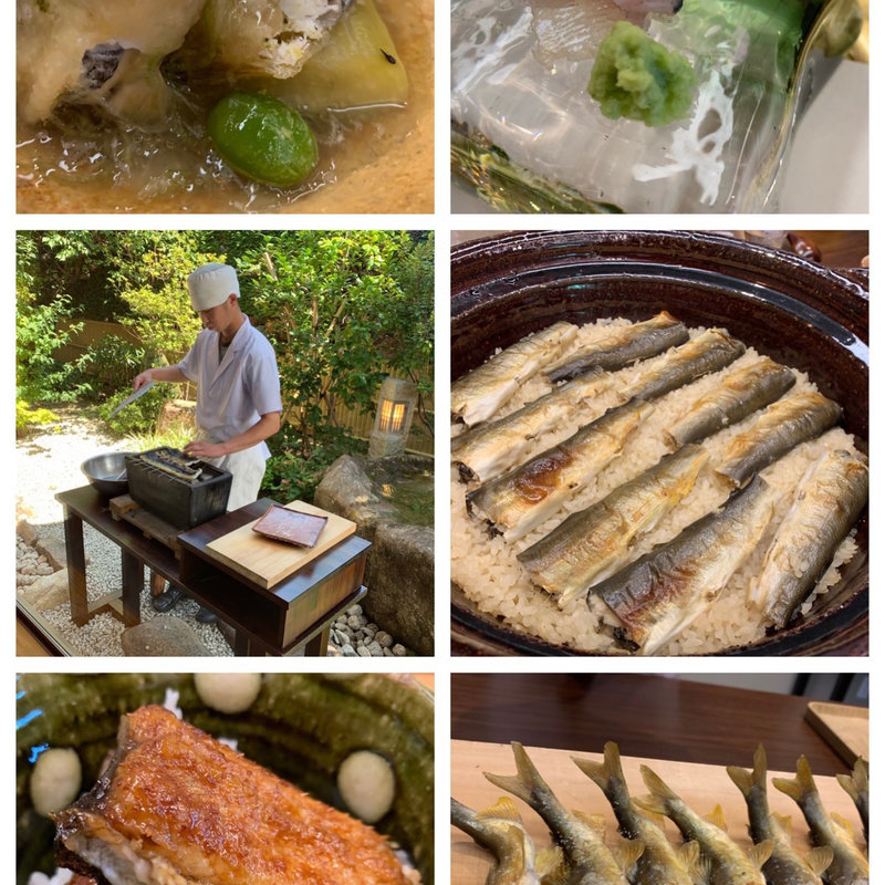 鮎尽くし(柚木元 )