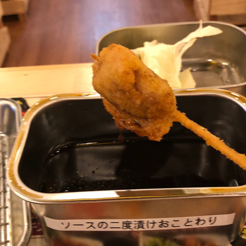 串カツ とりもも(屋台居酒屋 大阪 満マル 泉佐野店)