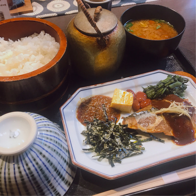 鯖の味噌煮(おひつ膳 田んぼ 表参道 （おひつぜん たんぼ）)