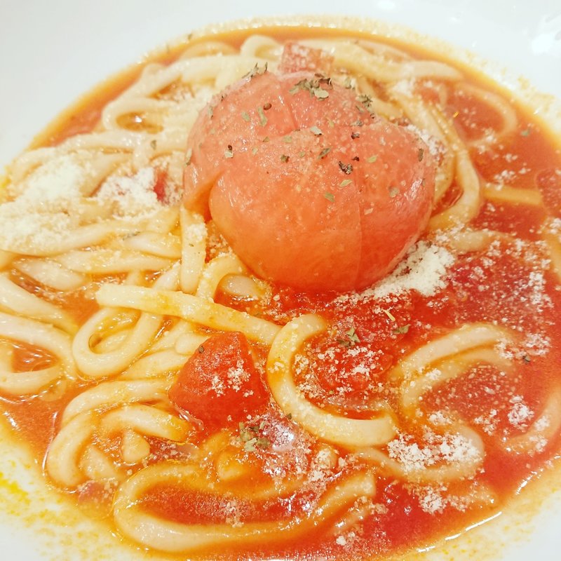 トマトうどん(博多やりうどん 福岡店)