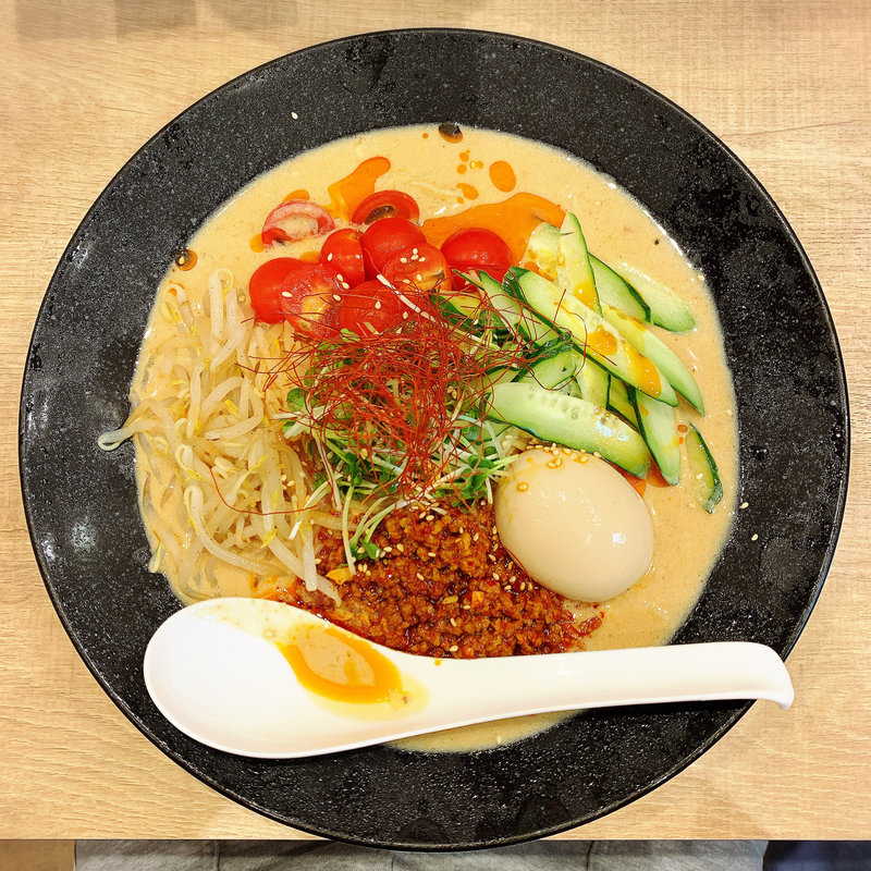 豆乳冷し担々麺(辛麺屋一輪 渋谷店)