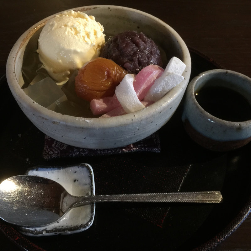 クリームあんみつ(大福茶屋　さわた)