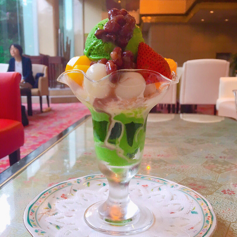 抹茶パフェ(ANAクラウンプラザホテル 京都 （アナ【旧店名】京都全日空ホテル）)