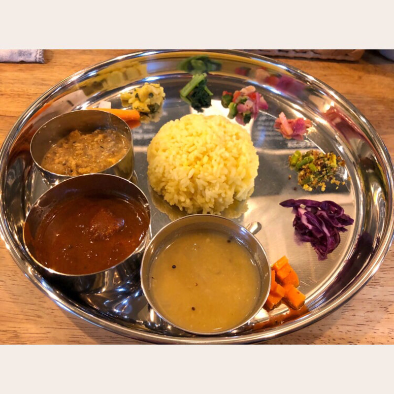 イカキーマ＆菩薩チキン(菩薩咖喱)