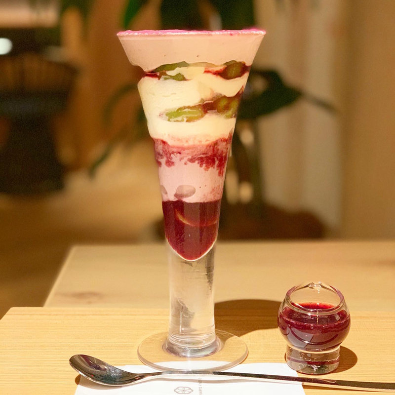 紫翠の葡萄パフェ(吉祥菓寮京都四条店)