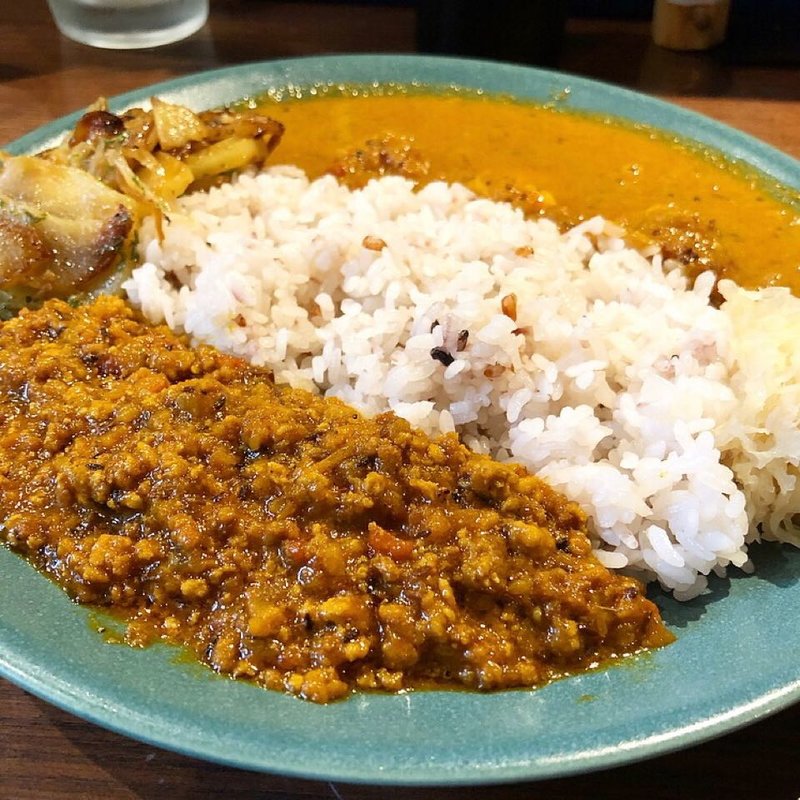 あいがけカレー(ダウチカレー)