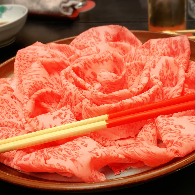 黒毛和牛 牛しゃぶコース(すき焼き・しゃぶしゃぶ 中津留)