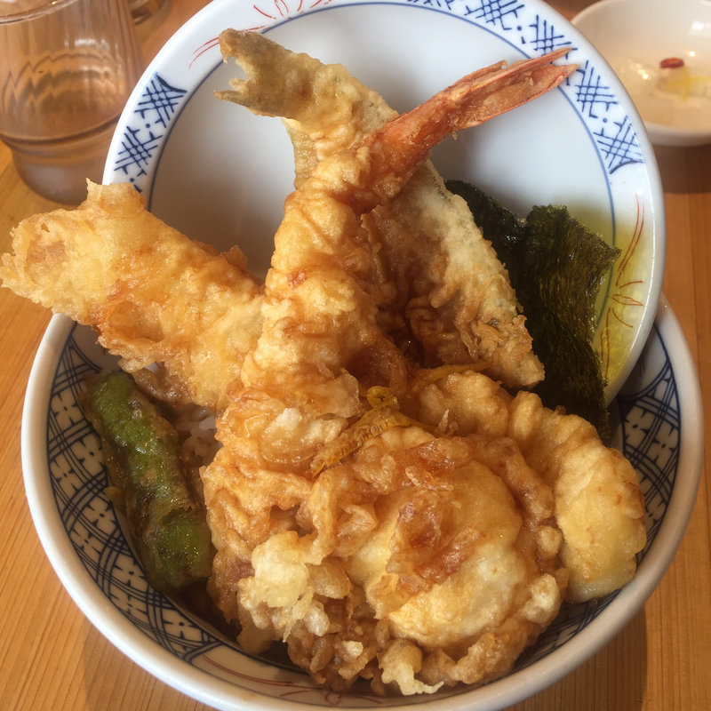 天丼(天ぷら定食まきの 難波千日前店)