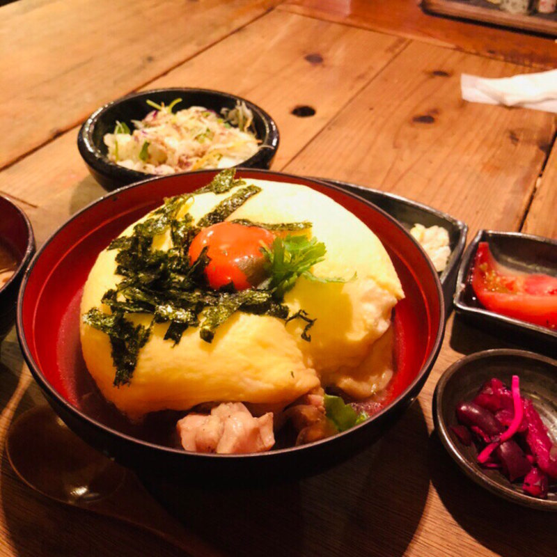 親子丼セット(炭焼笑店 陽 なんば店)