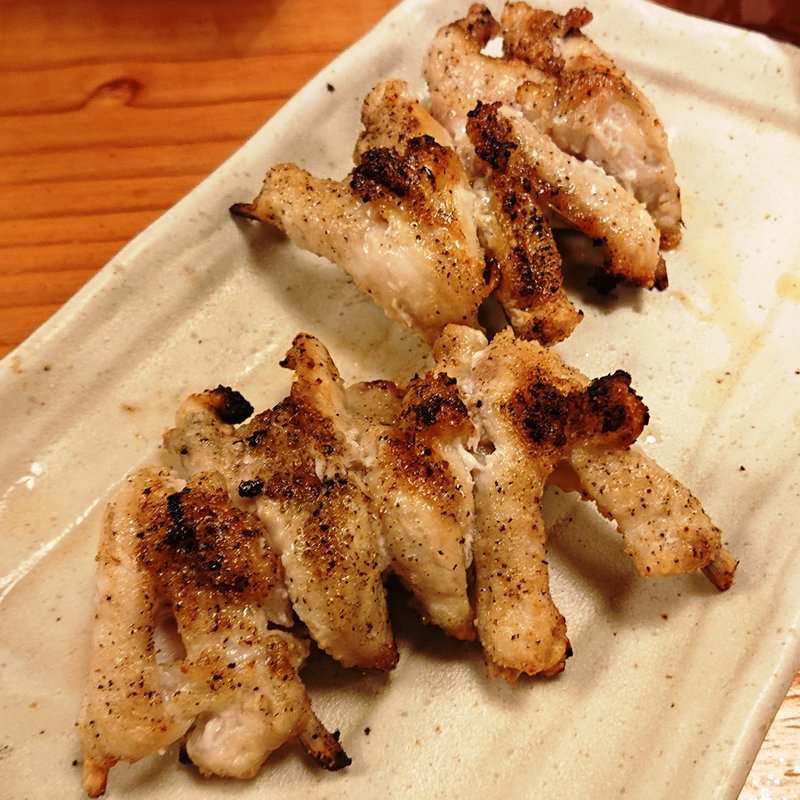 骨付きまつばのスパイス焼き(鳥貴族 元住吉店)