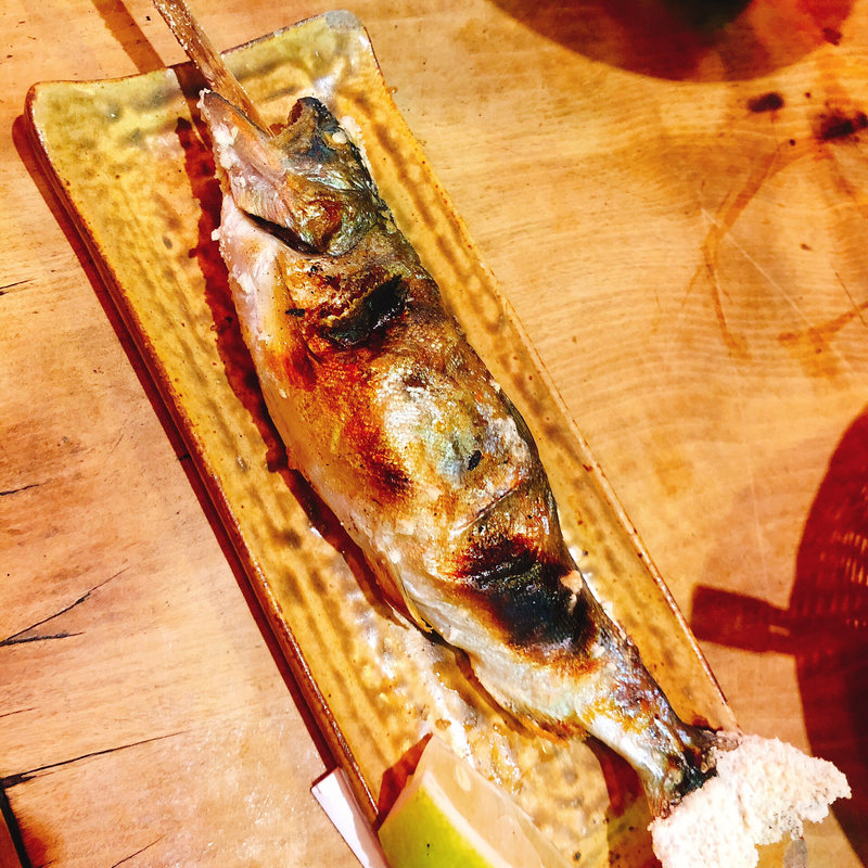 あゆ塩焼き(いろり山賊 玖珂店)