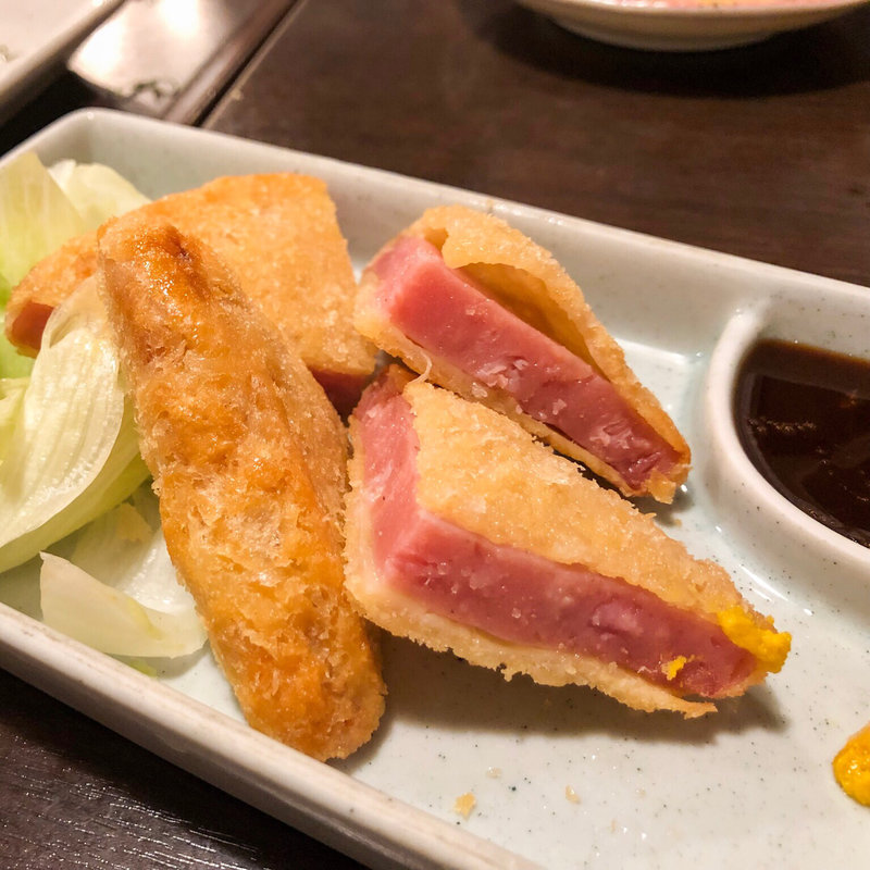 ハムカツ(いづみ屋)