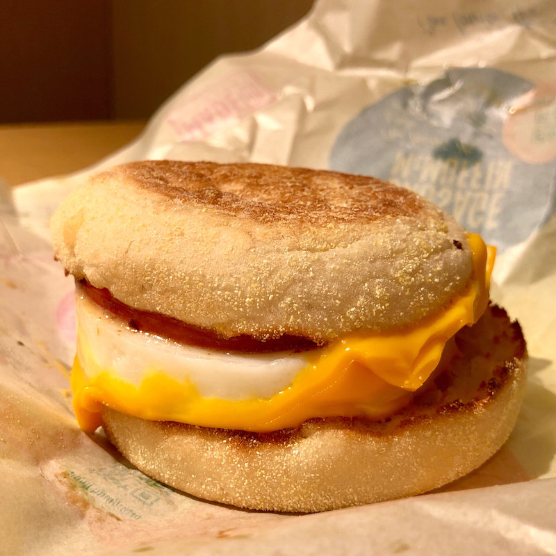 エッグマックマフィン(マクドナルド 赤坂駅前店)