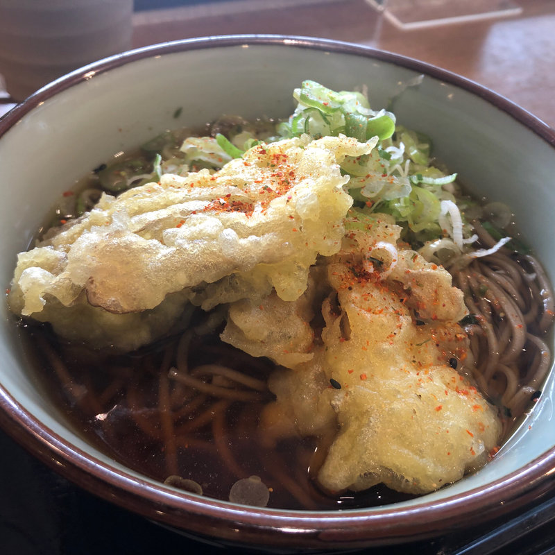 雪国まいたけ天そば(塩沢石打サービスエリア(下り) ショッピングコーナー )