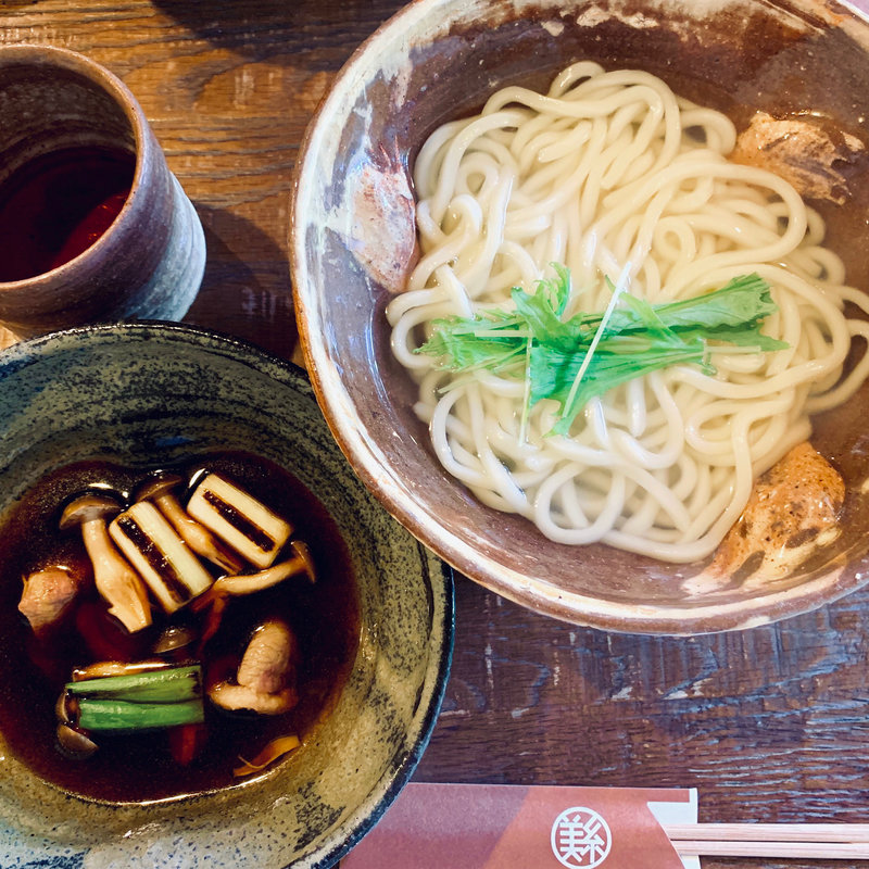 鴨つけ汁うどん(UDONZIN 美糸)