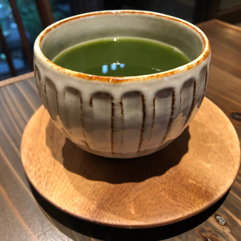 小山園のグリーンティー(京都四条くをん)