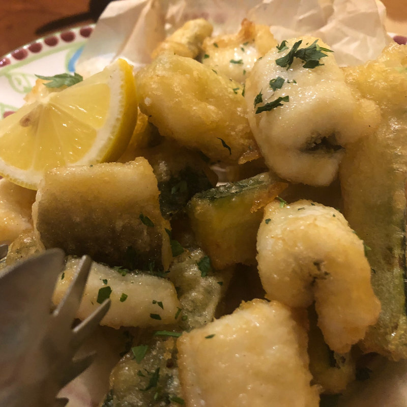 穴子とズッキーニのフリット(La TRIPLETTA ラ・トリプレッタ)