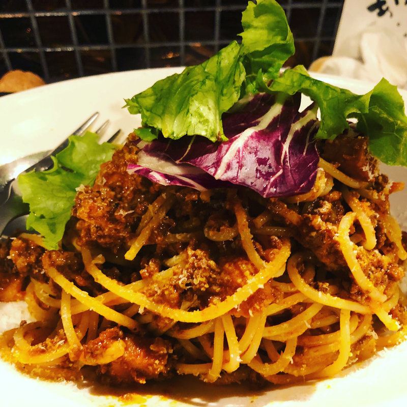 ボロネーゼのパスタ(ばる人 )