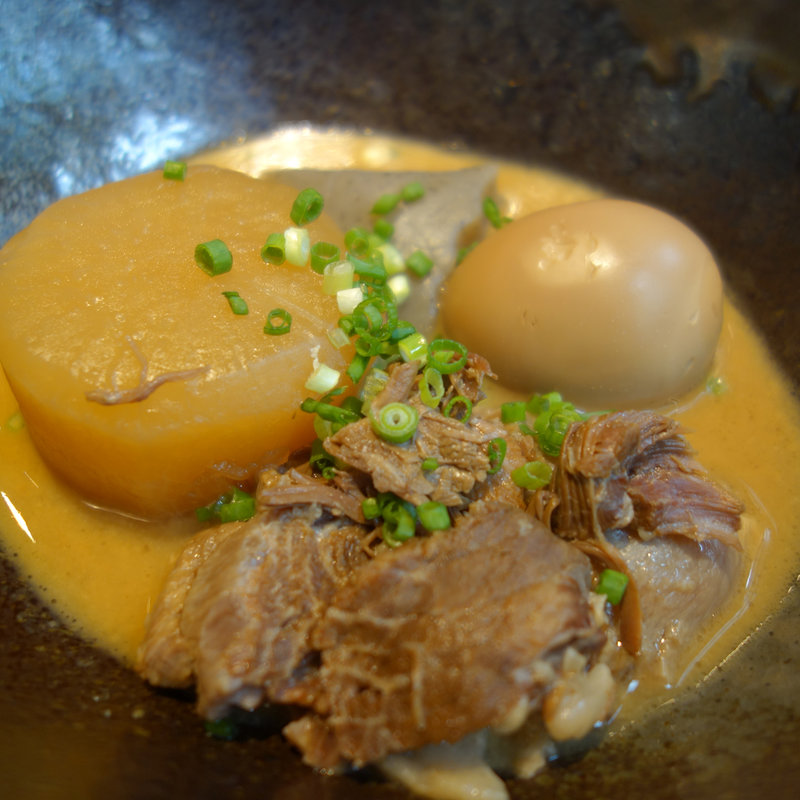 鳩太郎ポルチーニおでん(釜出汁ご飯付き)(筥崎鳩太郎商店)