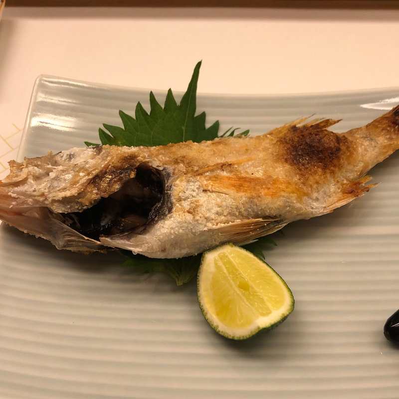 小のどくろ塩焼き(すし処 のがみ)