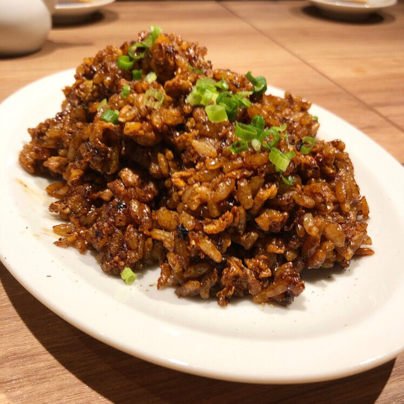 ブラックチャーハン(小皿中華 桃天 錦小路)