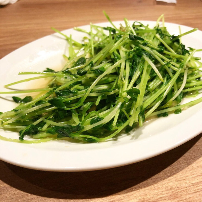青菜炒め(小皿中華 桃天 錦小路)