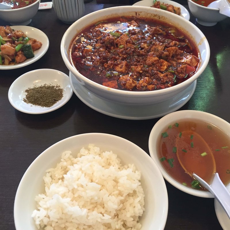 陳麻婆豆腐定食(盛 （サカリ）)