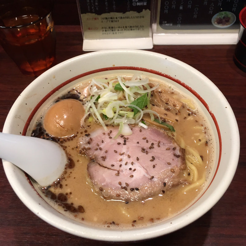あじ玉胡麻らーめん(阿修羅)