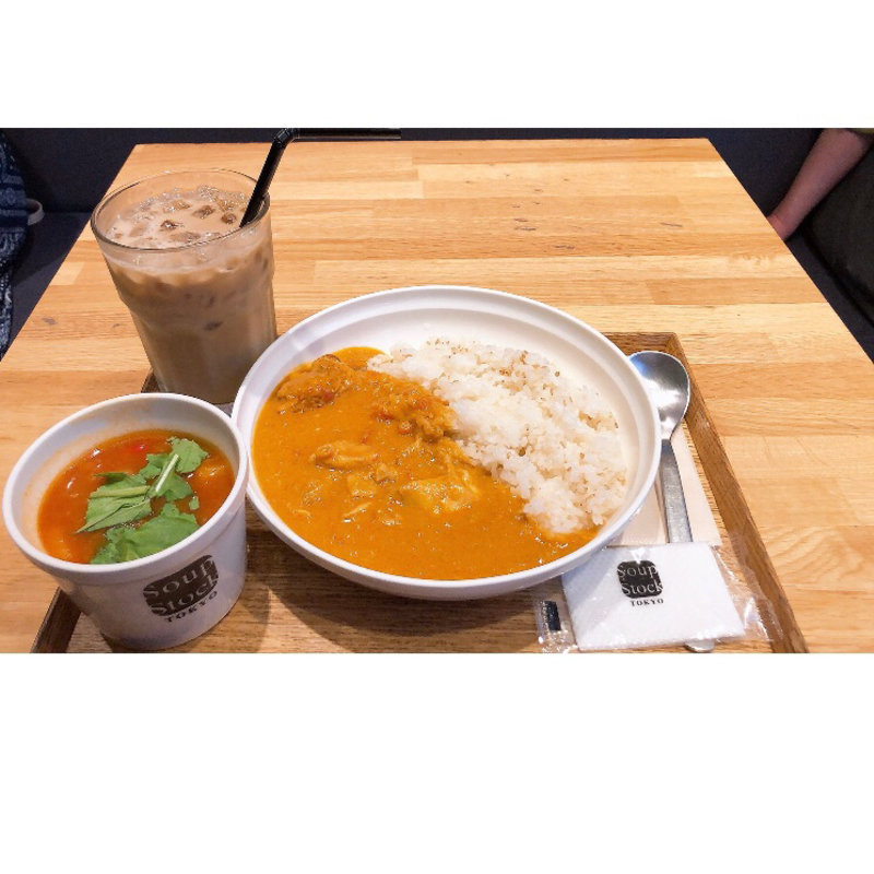 カレーとスープのセット(Soup Stock Tokyo 西武新宿店)