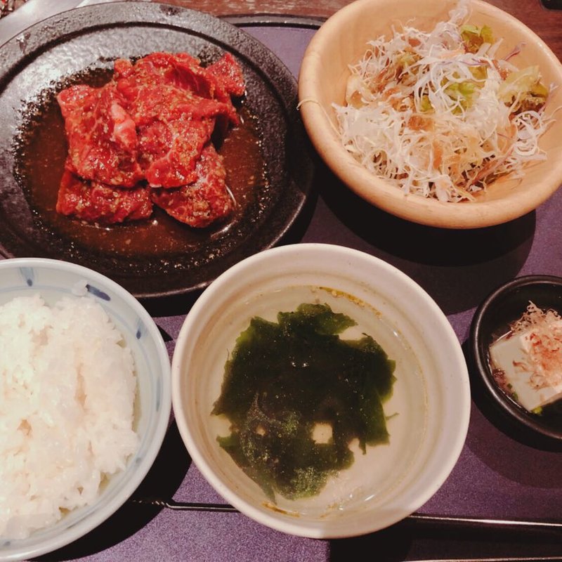 大盛りハラミランチ(韓の台所 京急川崎店)