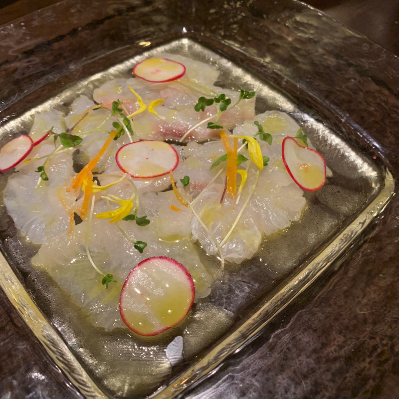 鮮魚のカルパッチョ(マルサラby三笠バル)