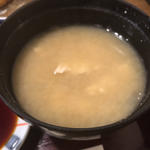 定食の味噌汁