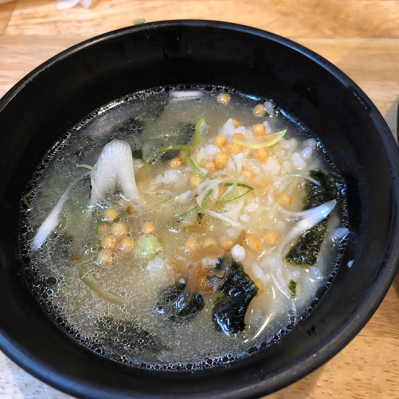 〆のわさび飯（白露らーめん煮卵入り用）(福島壱麺 （イチメン）)