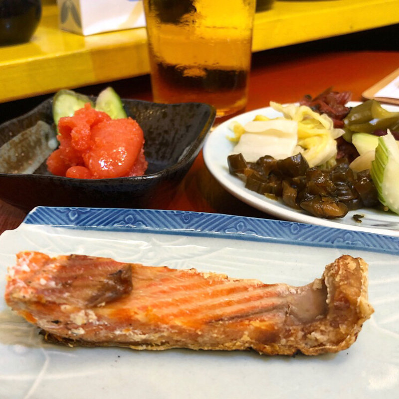 鮭の塩焼き(立ち飲み賀花)