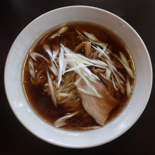 ラーメン(正油・太麺)(麺屋八 ha-chi)
