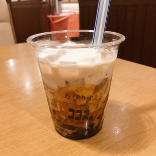 タピオカ黒糖ミルクティー(ココス 横浜港南台店)