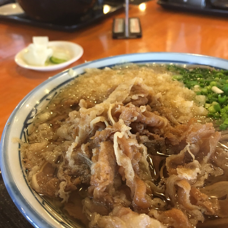 牛そば(そば茶屋吹上庵姶良店)