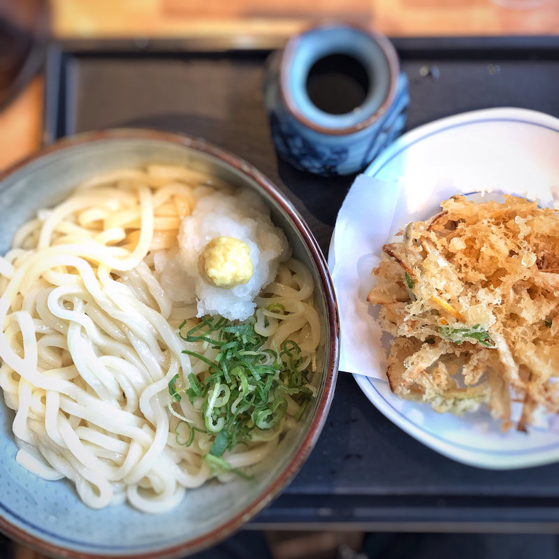 ごぼうかき揚げぶっかけうどん(ウエスト 舞鶴店(うどん))