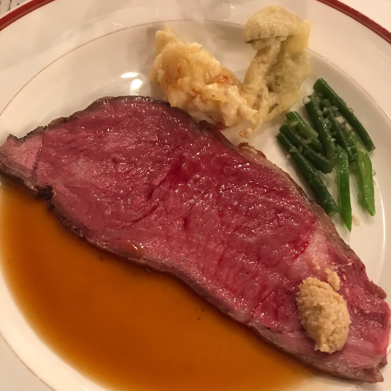 ローストビーフ(上高地帝国ホテル)