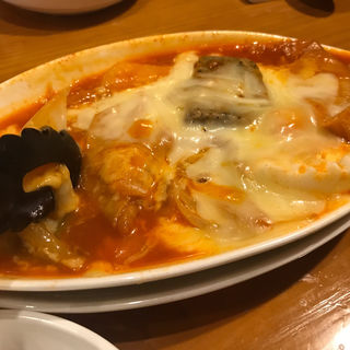生麩とトッポギのチーズかけ(京の韓国家庭料理 ハムケ （Hamke）)