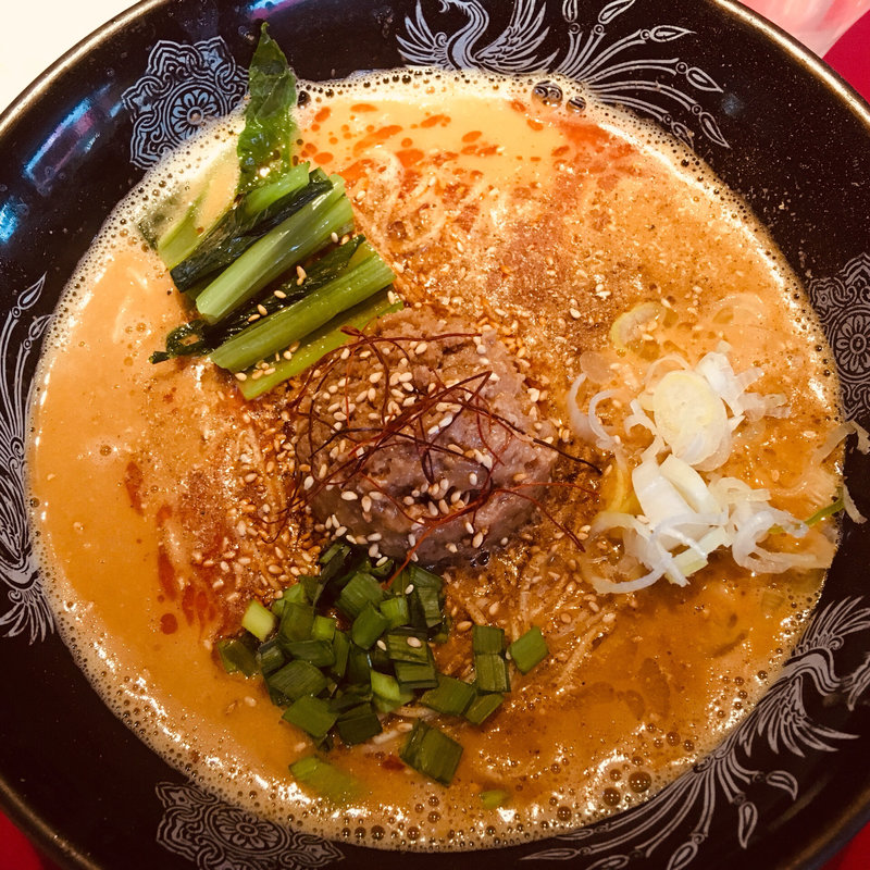 濃厚豚骨担々麺(らーめんこてんぱん)