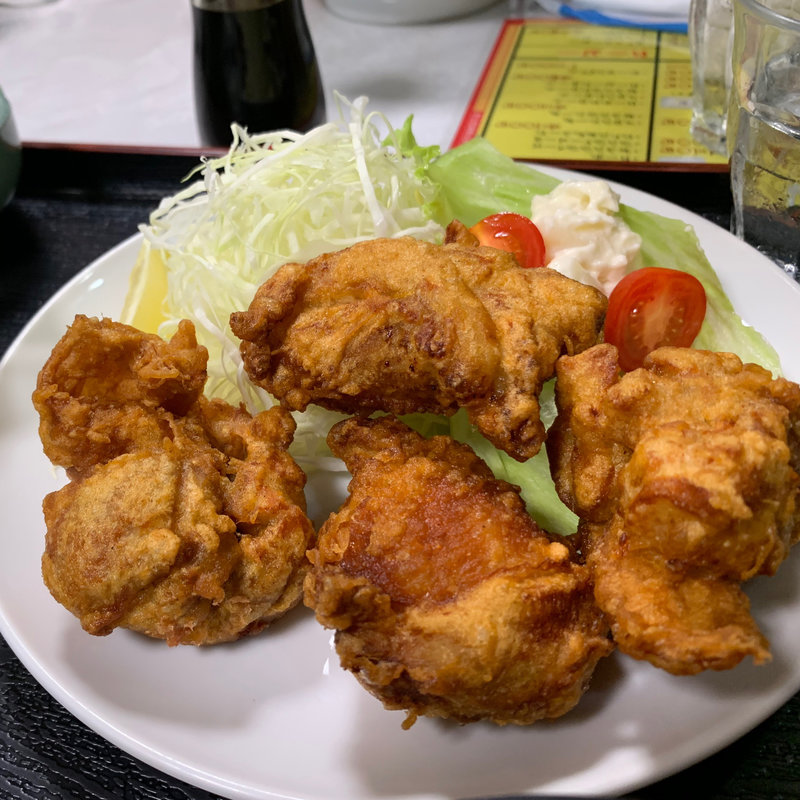 唐揚げ定食(中華料理 清華 )