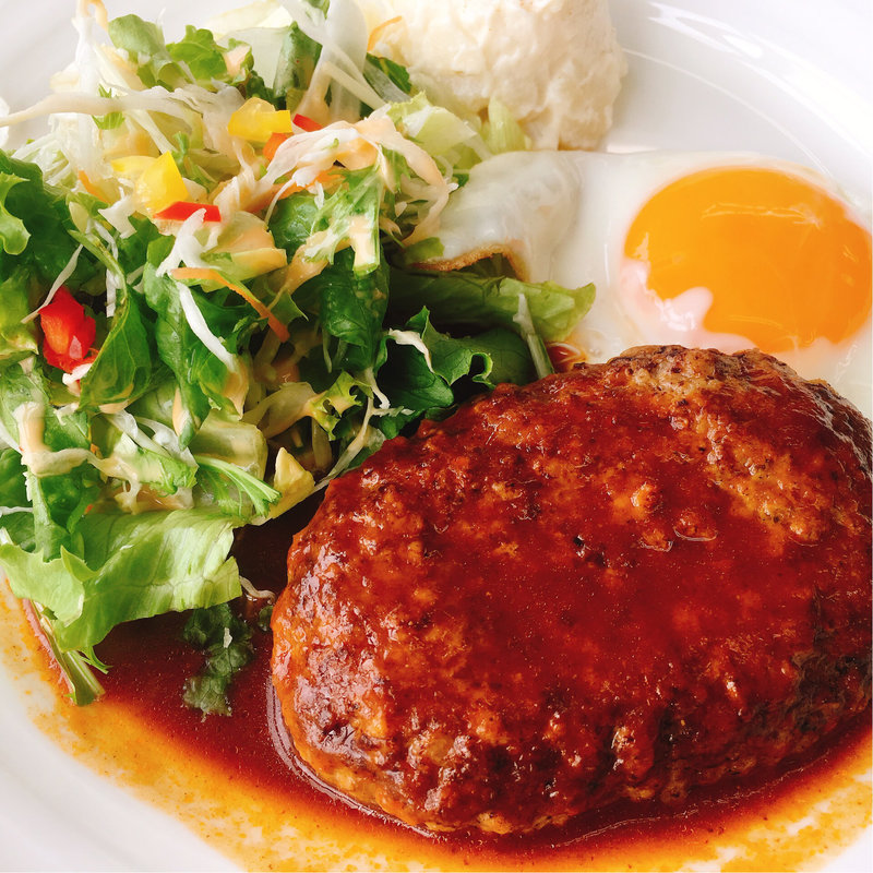 ハンバーグ(プロペラカフェ)
