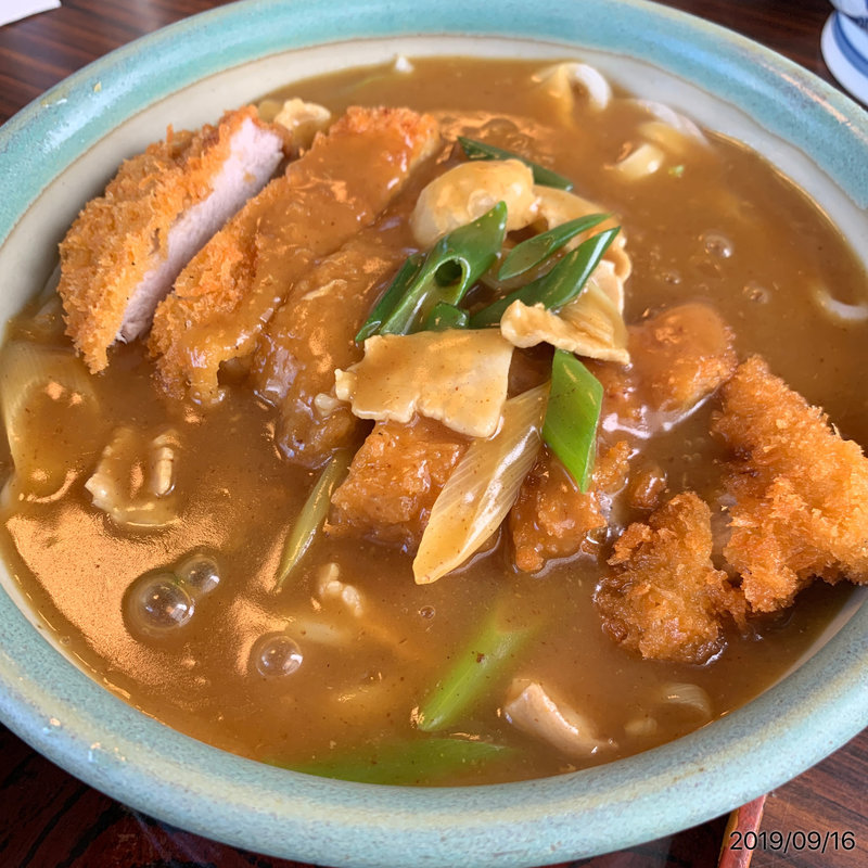 カツカレーうどん(香流庵)