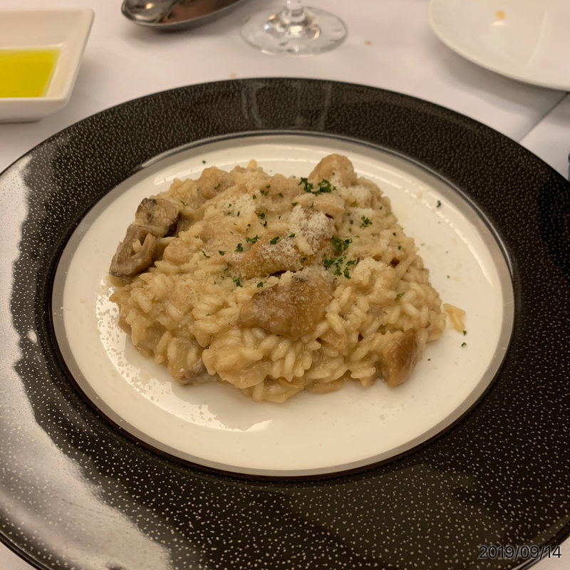 キノコのリゾット(ラ バルカ)