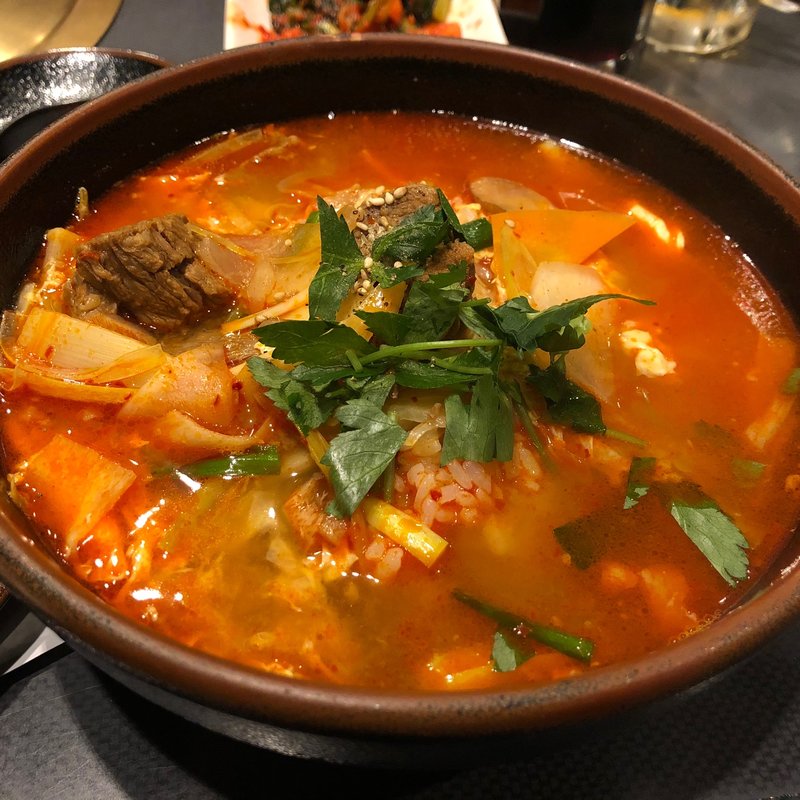 カルビクッパ(炭火焼肉食道園 蒲田西口店)