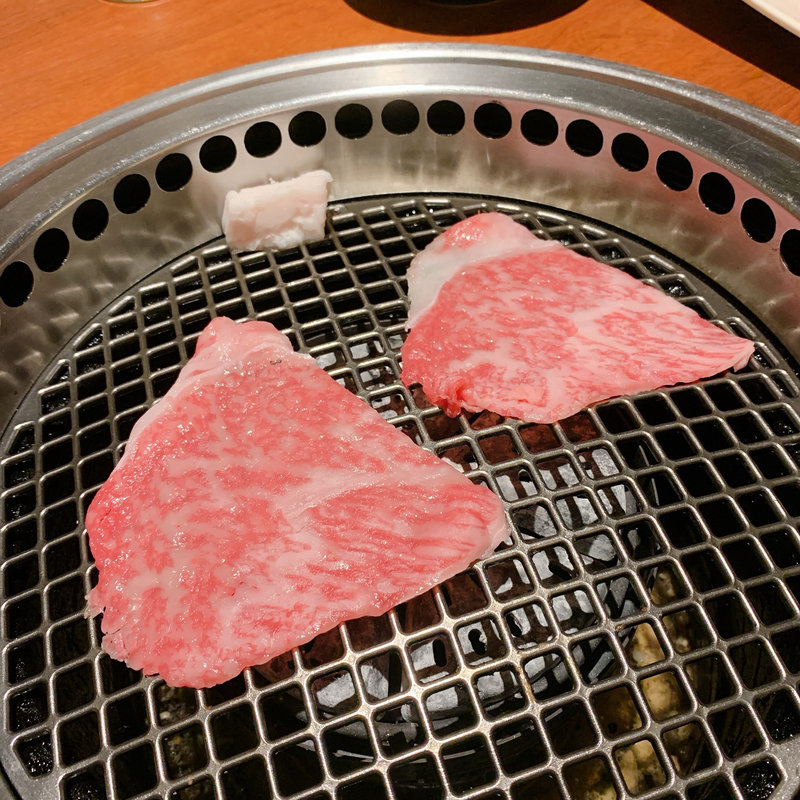 焼きしゃぶ(黒毛和牛 BAKURO 薬院本店)